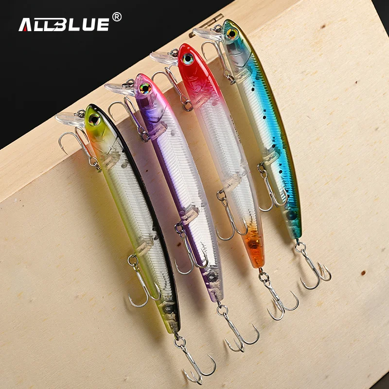 ALLBLUE K-0 Minnow - Jerkbait Top Water 115mm 13g - imagen 4