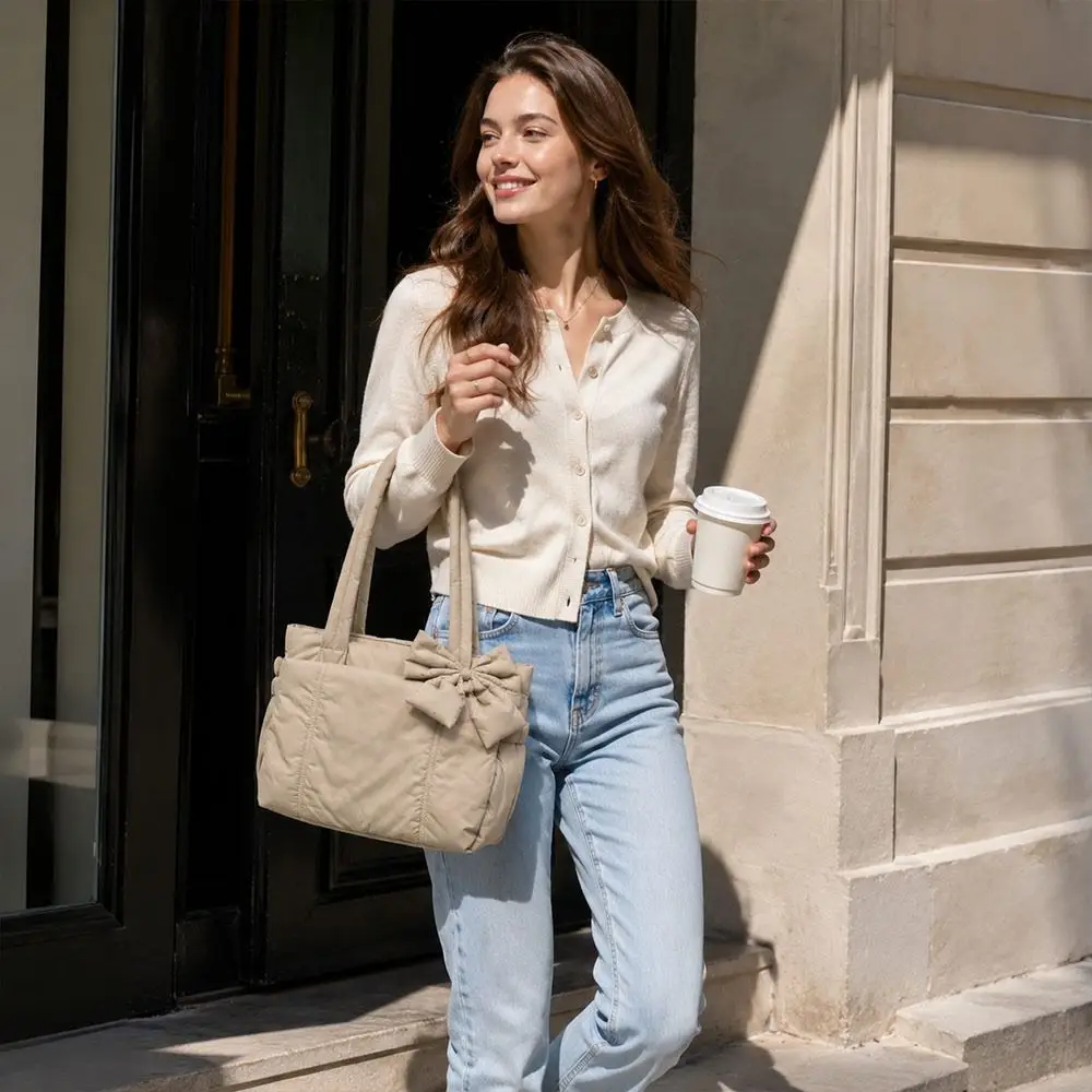 Bolsa tote acolchada para yoga y viaje con bolsillos organizadores - imagen 3