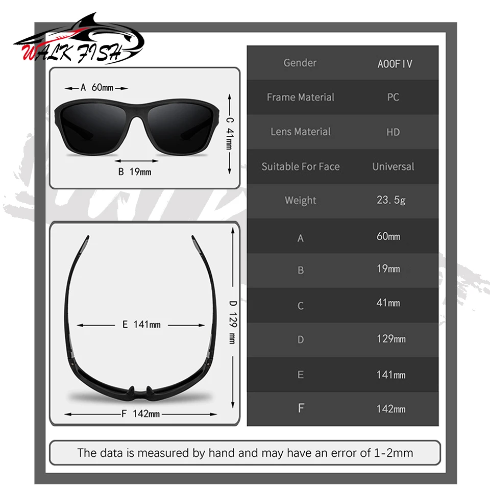 Walk Fish Gafas polarizadas UV400 para pesca deportiva - imagen 5