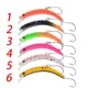 Señuelo minnow hundimiento lento con anzuelos triangulares para lubina
