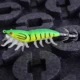 Señuelo vinilo calamar fluorescente imitación madera para camarones - imagen 5