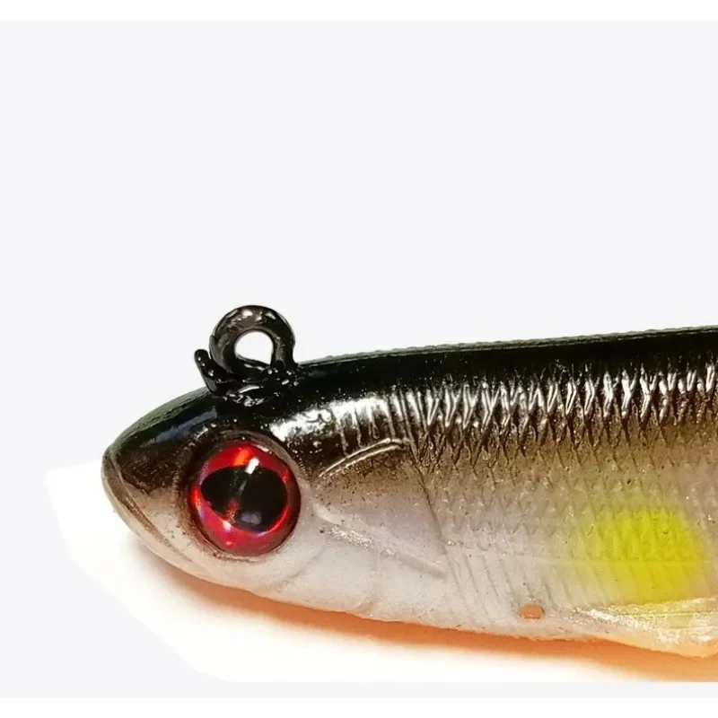 Cebo vinilo con cabeza jig y cola T – Nadador artificial - imagen 5