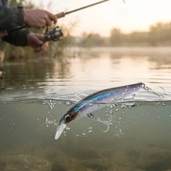 Señuelo Minnow para lubina con transferencia de peso magnética
