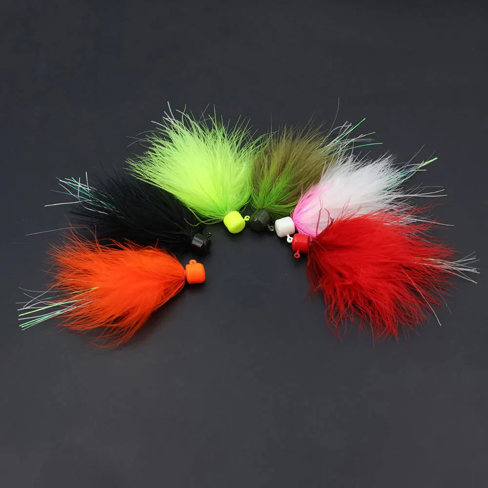 Señuelo plantilla marabú gallo Hackle 0,21 oz – trucha, perca, salmón - imagen 5