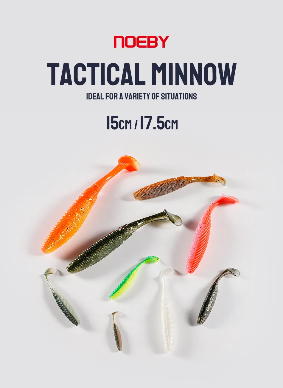 Señuelo blando Noeby visión lateral