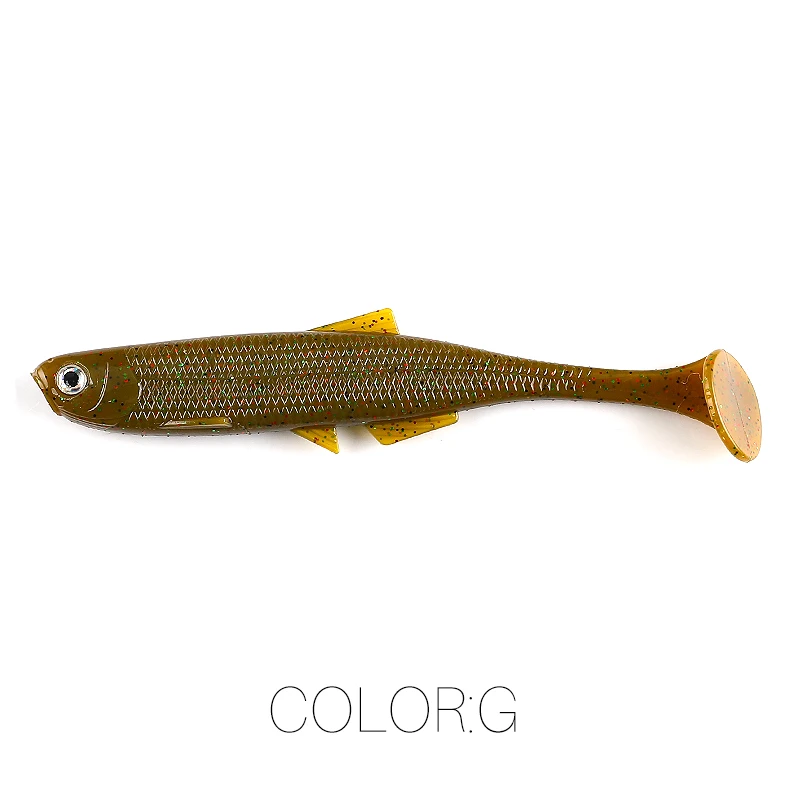 Supercontinente ShadTeez Cola en T – Señuelo blando 5-12cm para lucio