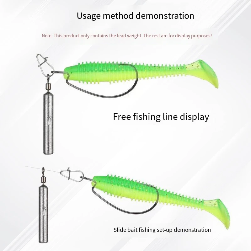 Set Pesos Plomo Drop Shot y Pencil – 6 uds 3.5g a 20g