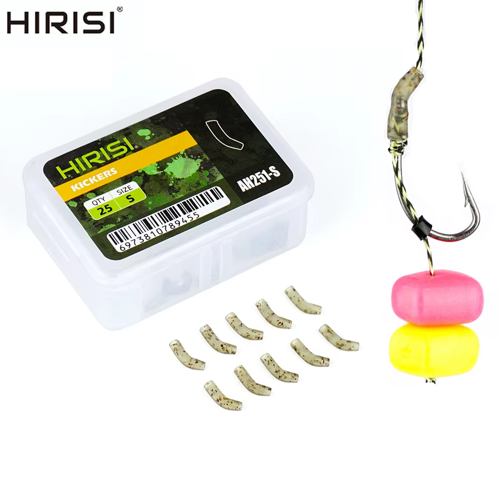 Kickers D Rig Hirisi – Manguitos antienredos para pesca de carpa - imagen 3