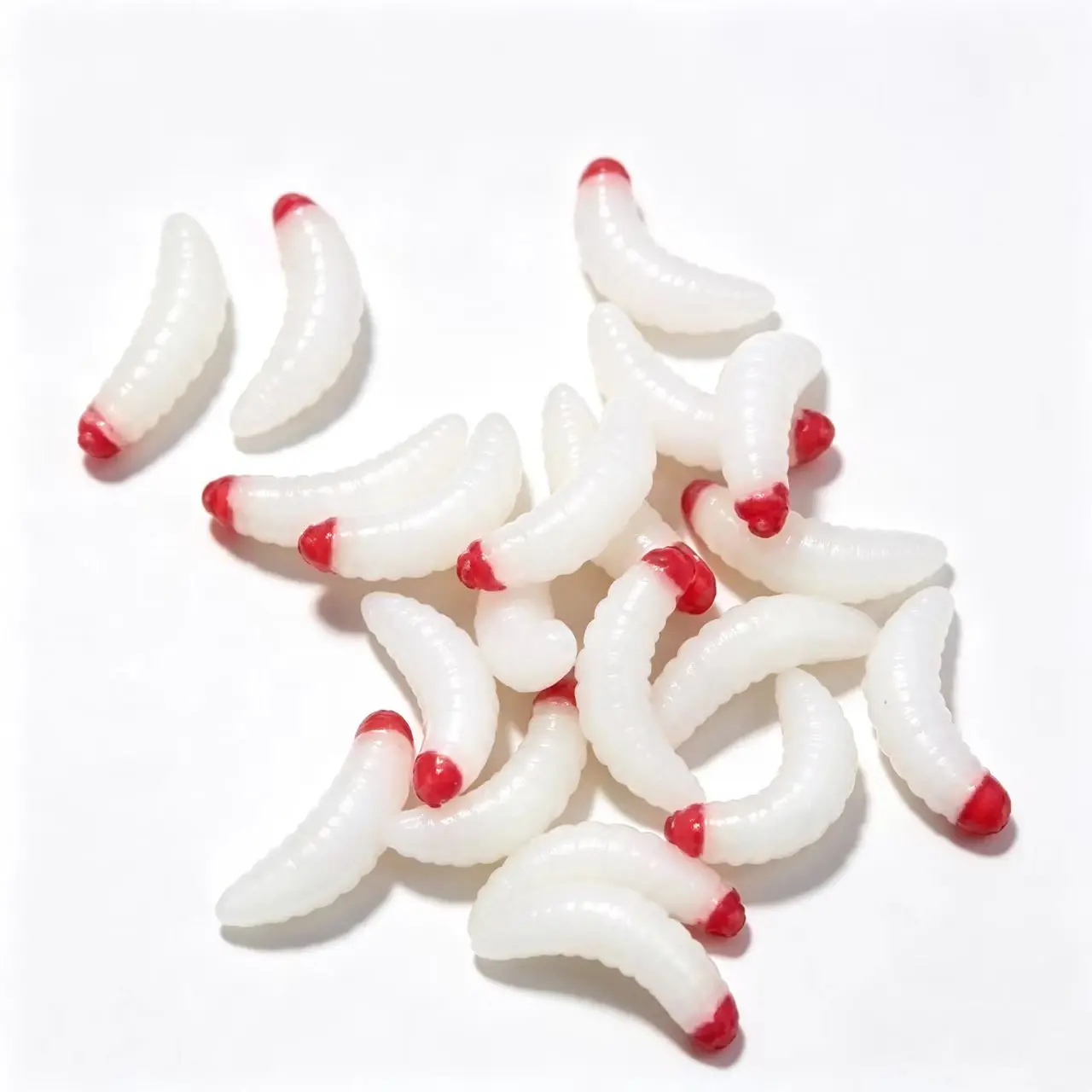 Gusanos artificiales de silicona biónica de 2.4 cm