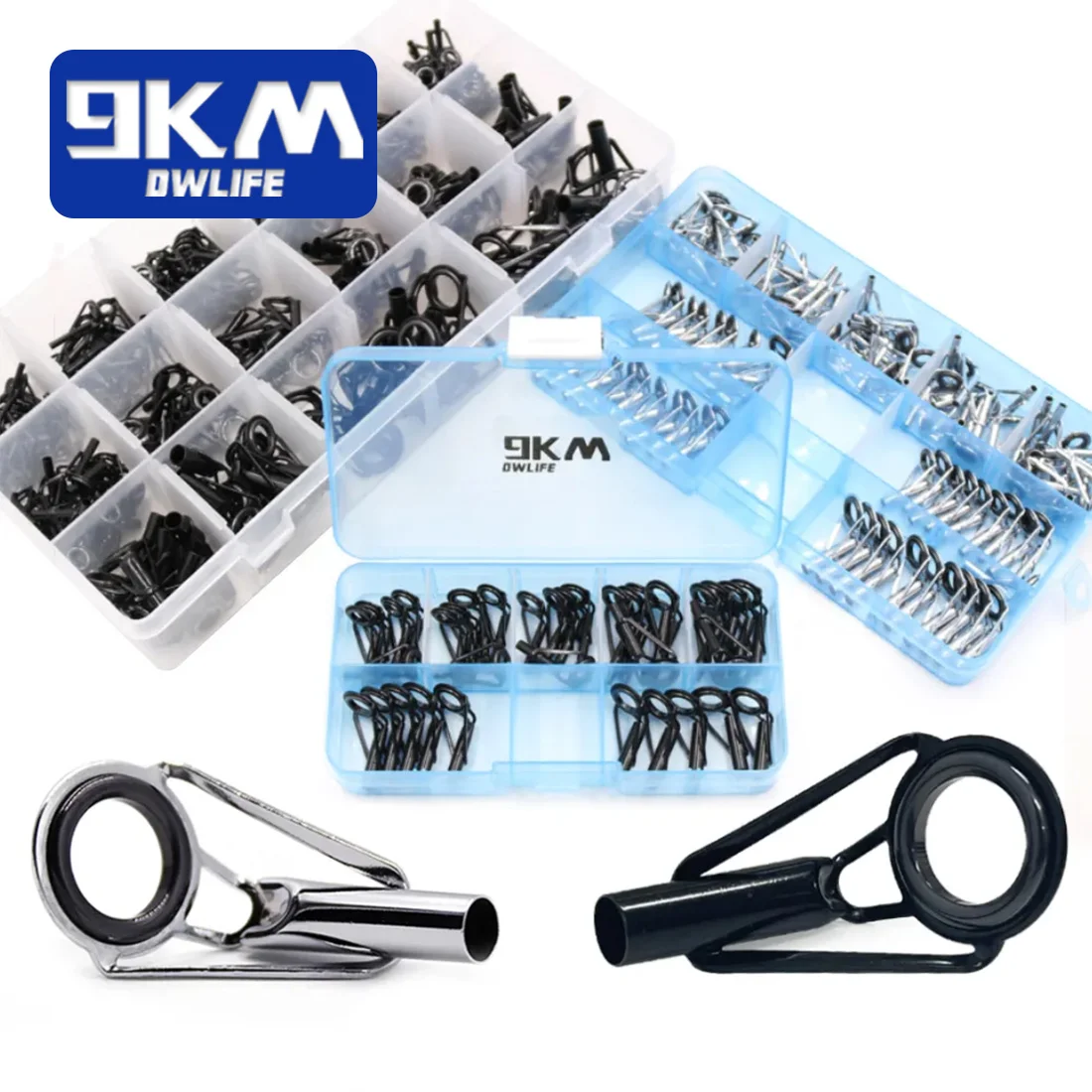 Kit reparación punta guía caña con anillos cerámicos acero inoxidable