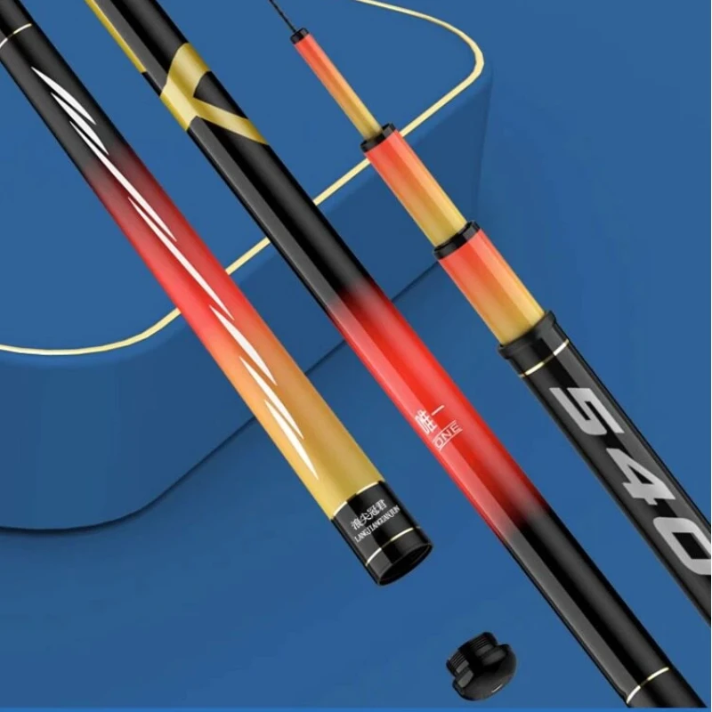 Caña de Pesca Telescópica Ligera de Carbono para grandes peces - imagen 2