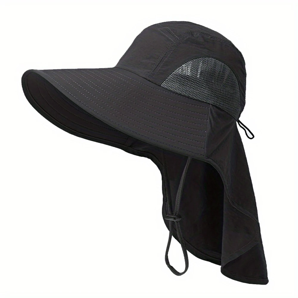 Sombrero de Pesca UV de ala ancha para exterior ligero unisex - imagen 5