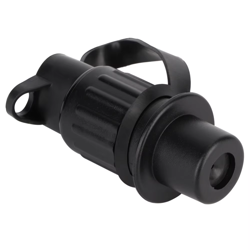 Adaptador de cableado para remolque de tres pines negro