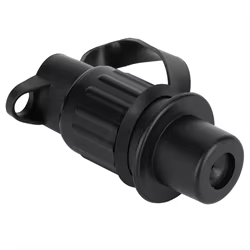 Adaptador de cableado para remolque de tres pines negro