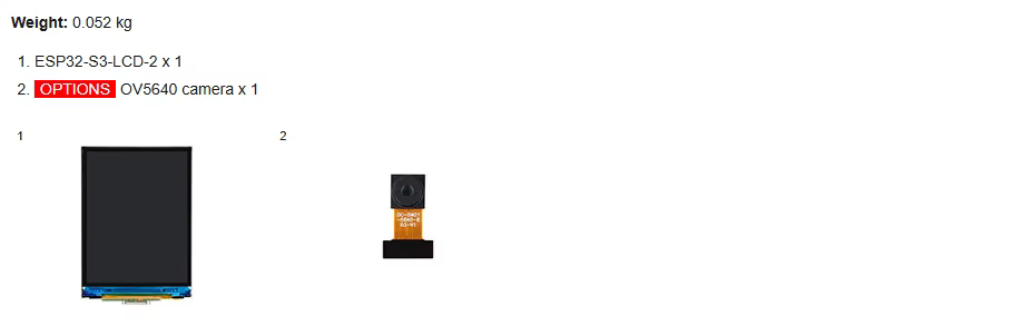 Placa de desarrollo ESP32-S3 con pantalla integrada