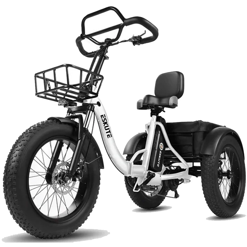 Eskute T302 Pro Cargo triciclo eléctrico plegable para adultos - imagen 4