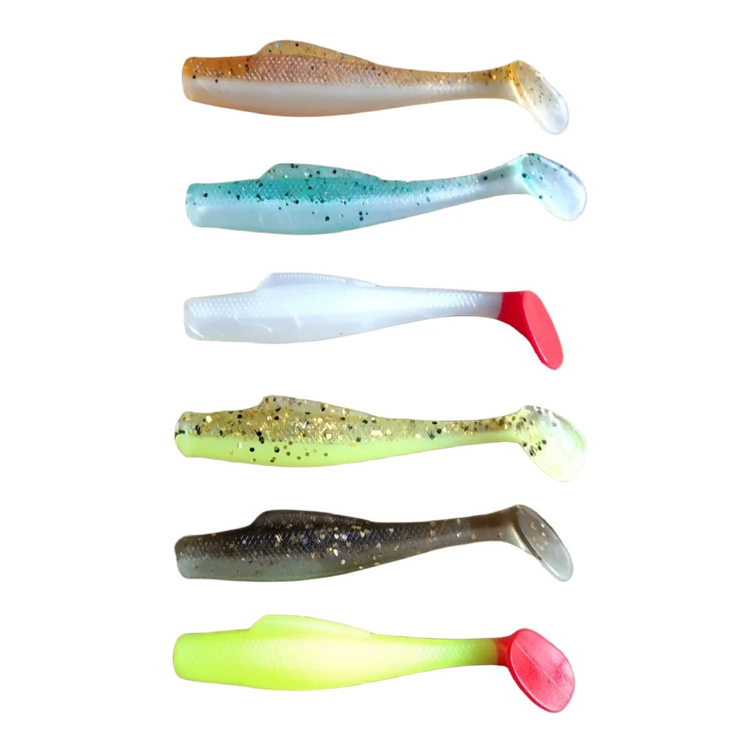Swolfy Señuelos blandos flotantes TPR para jigging – Gusanos - imagen 5