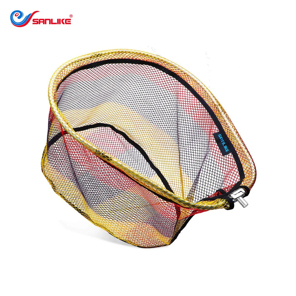 Red de pesca plegable SANLIKE con marco ovalado