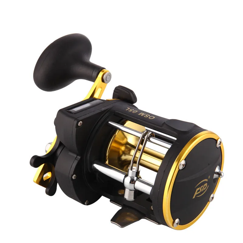 Curricán de Mar con Contador de Línea – Carrete para Pesca en Barco - imagen 2