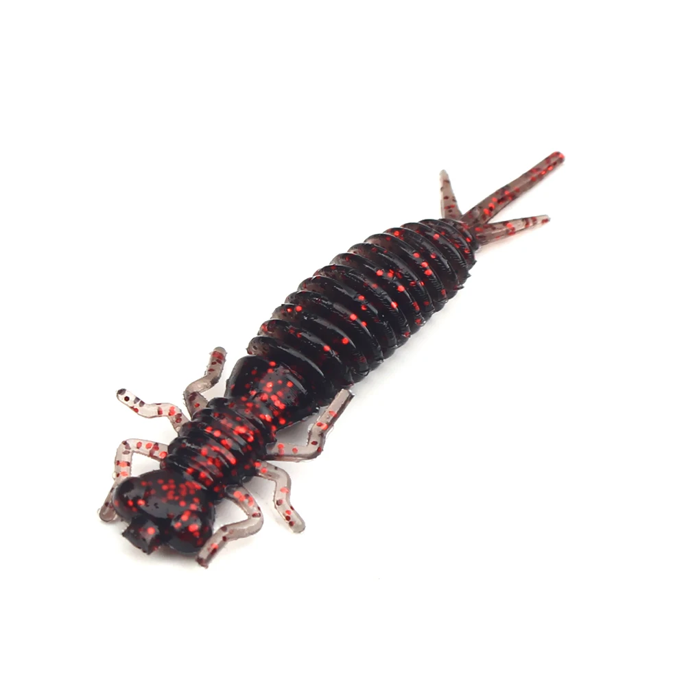 DNDYUJU – Señuelo blando larva 55mm 1,4g para jigging - imagen 5