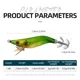 ShareShark Señuelo de camarón de madera noctilucente con anzuelo - imagen 3