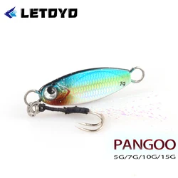 LETOYO Micro Jig para lubina: señuelo lento de agua dulce