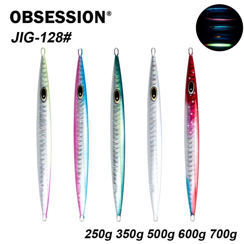 Señuelo hundidor rápido Obsession J128 UV para aguas profundas - imagen 2