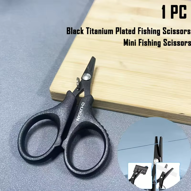 Tijeras de pesca con titanio – Multifuncionales para línea trenzada - imagen 3
