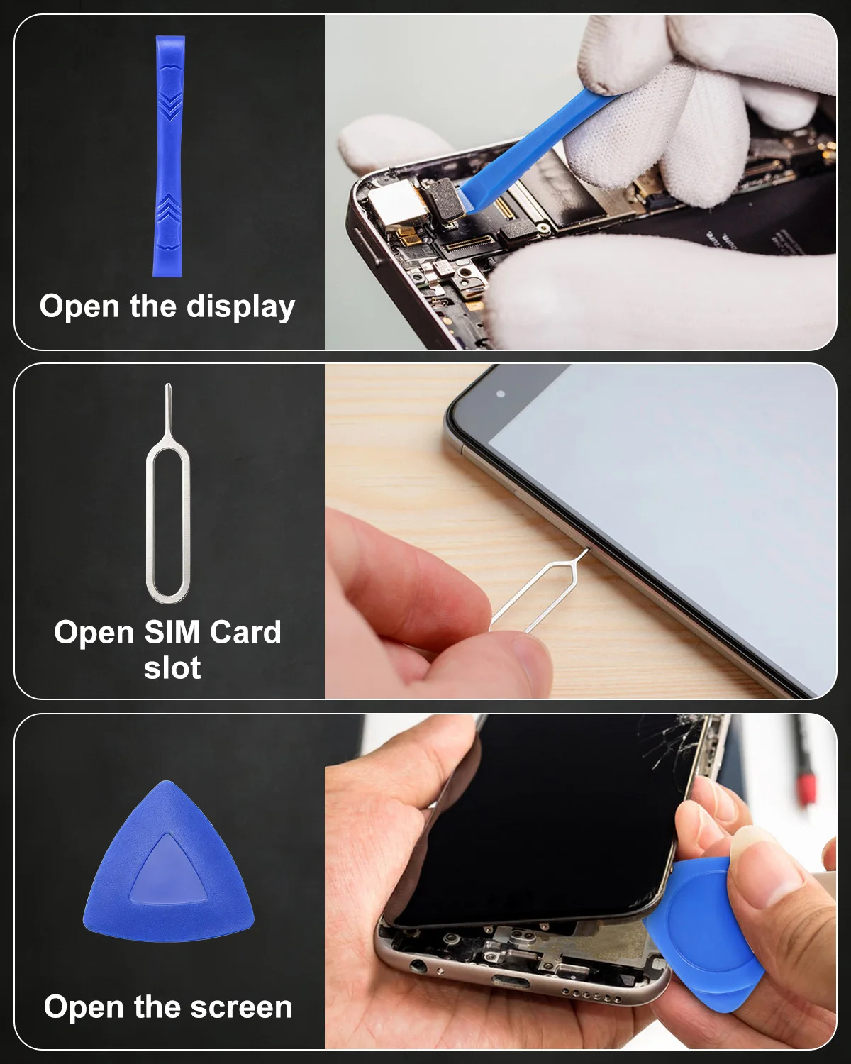 Kit destornilladores de precisión mini para MacBook, PC y gafas - imagen 3
