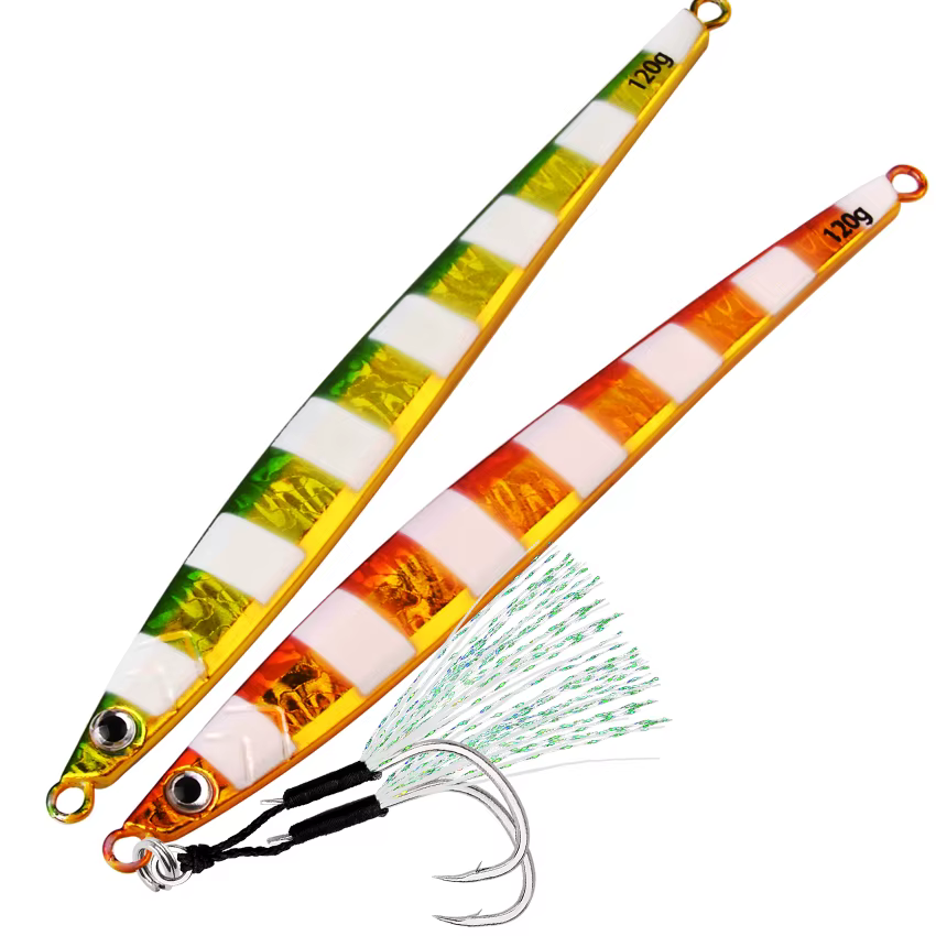 Cuchara Metálica Jigging para Pesca Larga – Hundimiento Lento - imagen 4