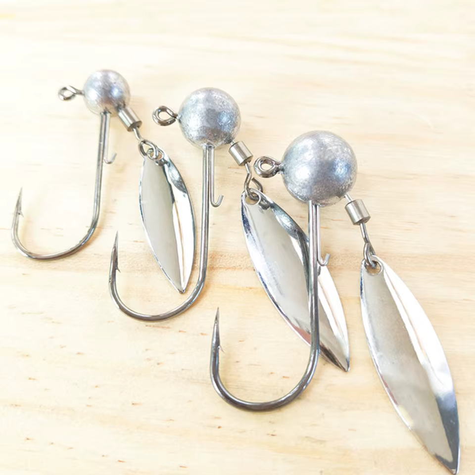 Jig Head Redondos con Hoja - Pack 3.5g a 10g para Vinilo - imagen 5