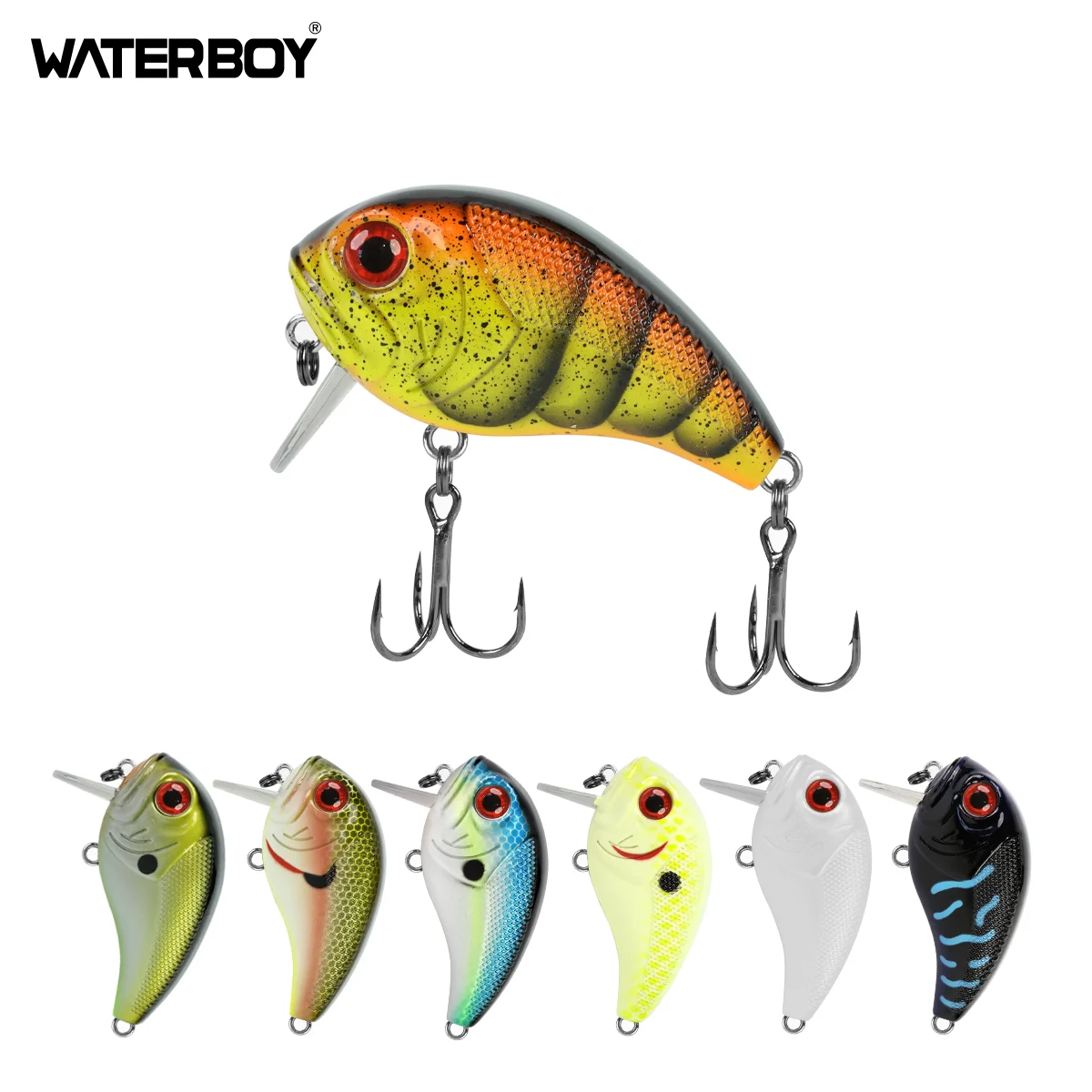 WATERBOY Crankbait 77mm – Wobbler duro 22g - imagen 2