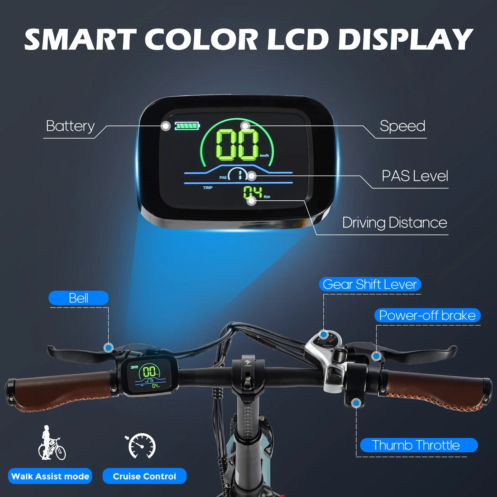 Fafrees F20 Pro – Bicicleta eléctrica de montaña 20 pulg. con batería 36 V 18 Ah - imagen 4