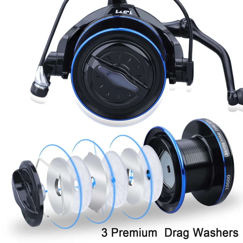 Accesorios incluidos con el carrete de pesca