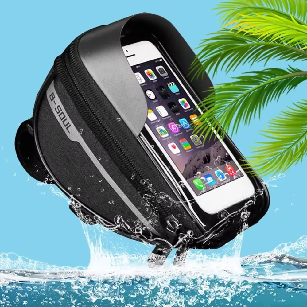 Bolsa impermeable MTB con pantalla táctil y soporte móvil - imagen 3