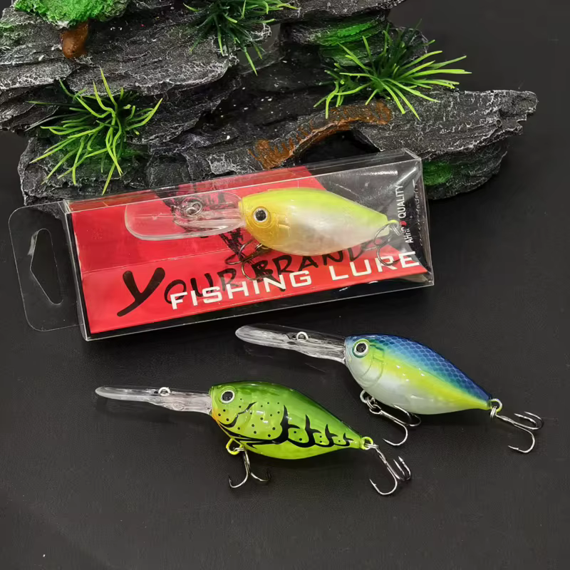 Crankbait Superficie 50mm 10g para Lubina y Trucha – Señuelo Oscilante - imagen 4