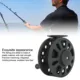 Carrete de pesca con mosca ligero de plástico negro para río - imagen 2