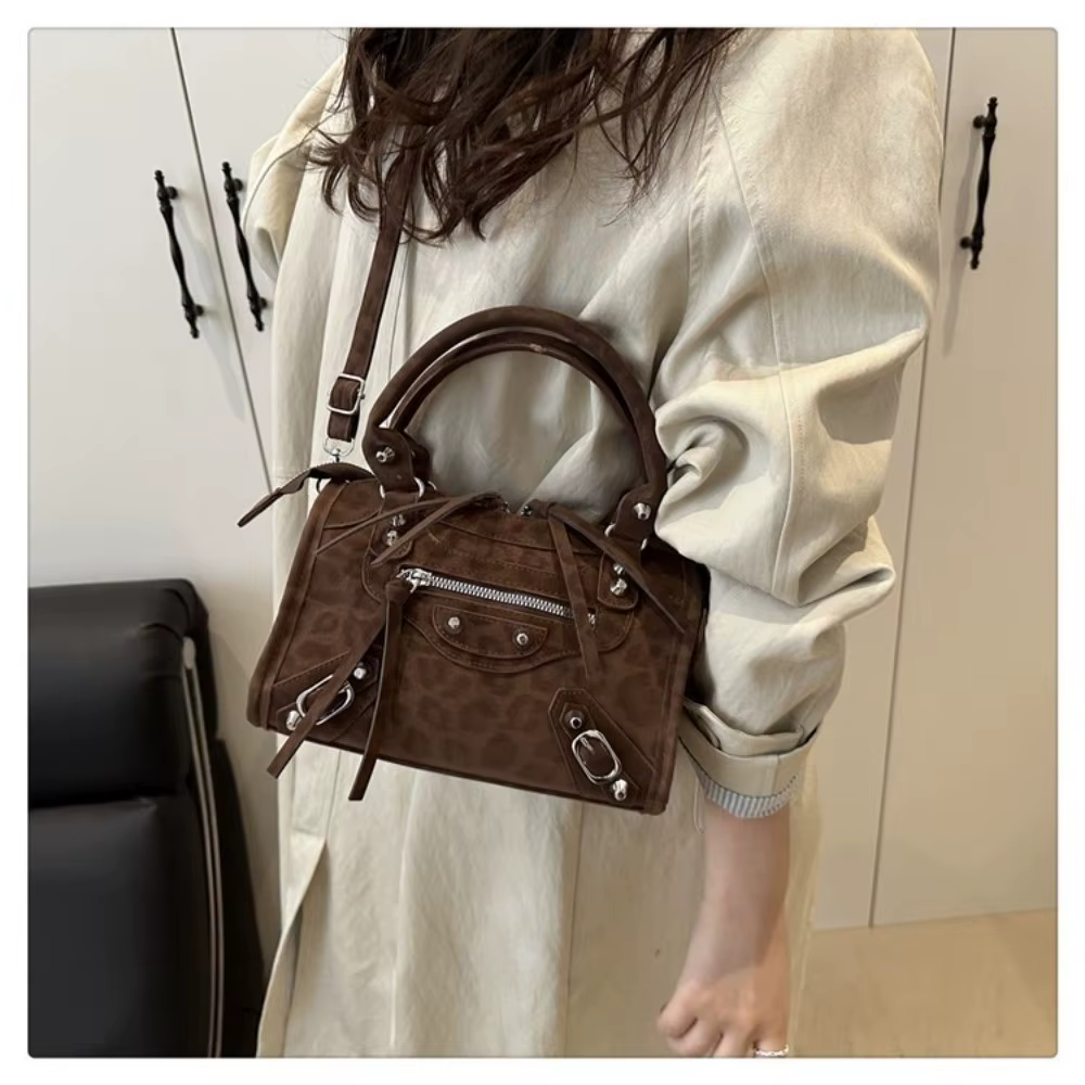 Bolso de Hombro Casual para Mujer con Remates y Gran Capacidad