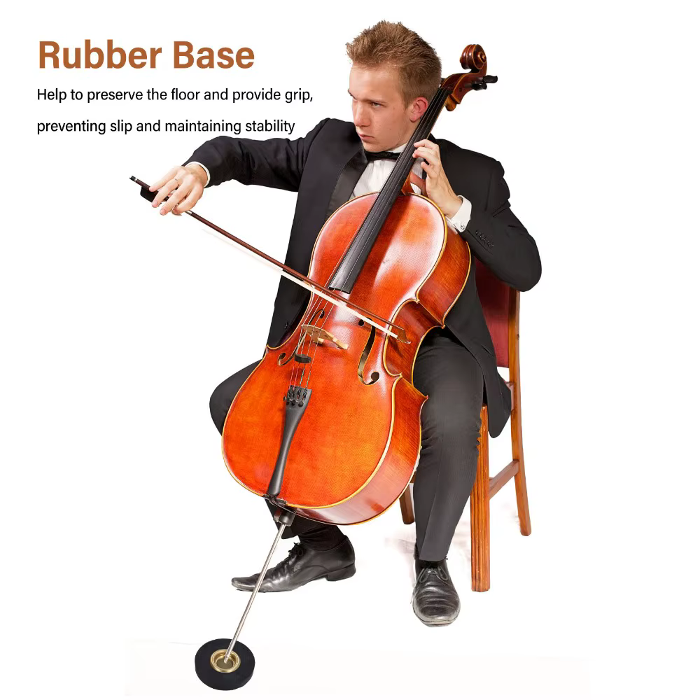 Base de goma antideslizante para violonchelo