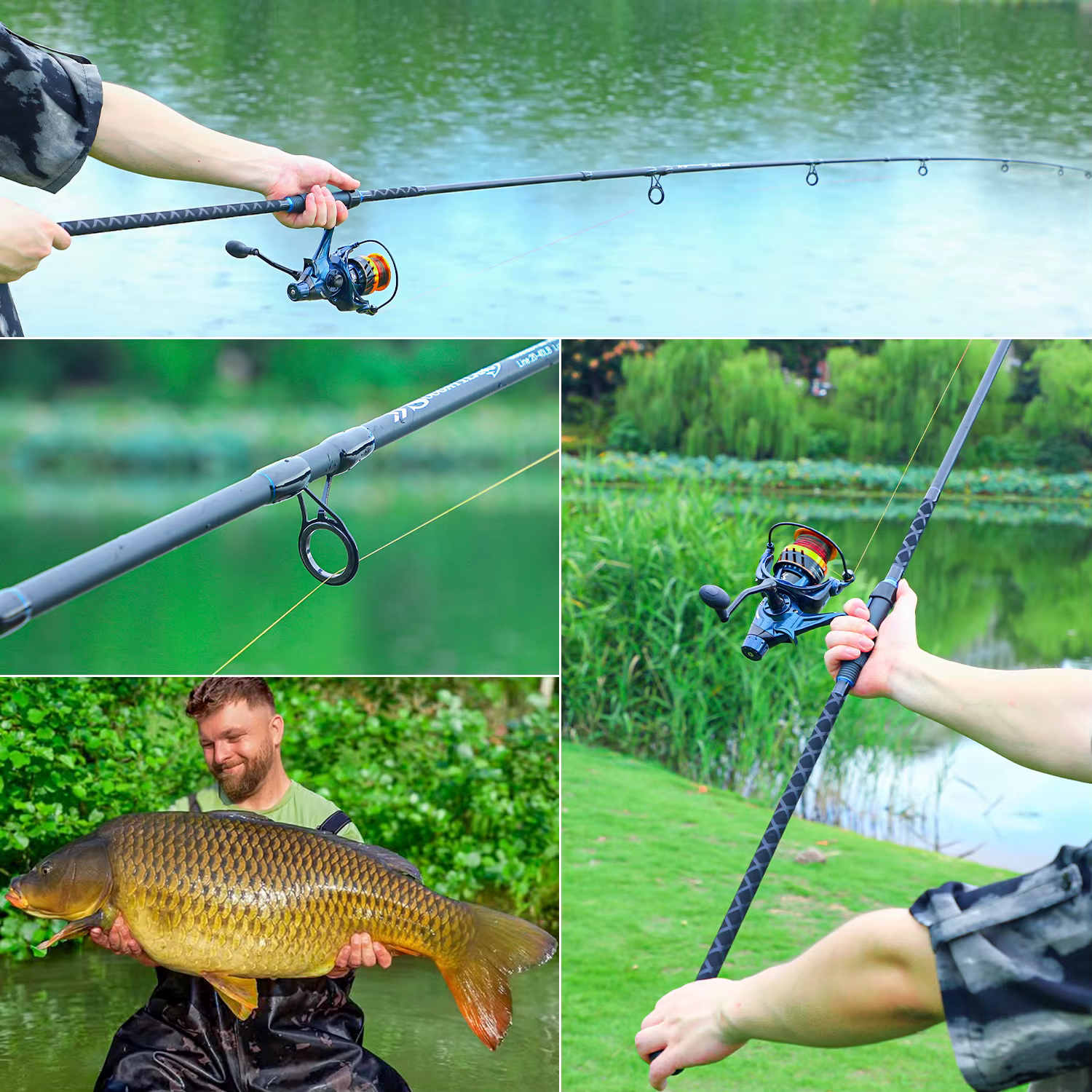 Caña Carpa Sougayilang – Tramos - imagen 5