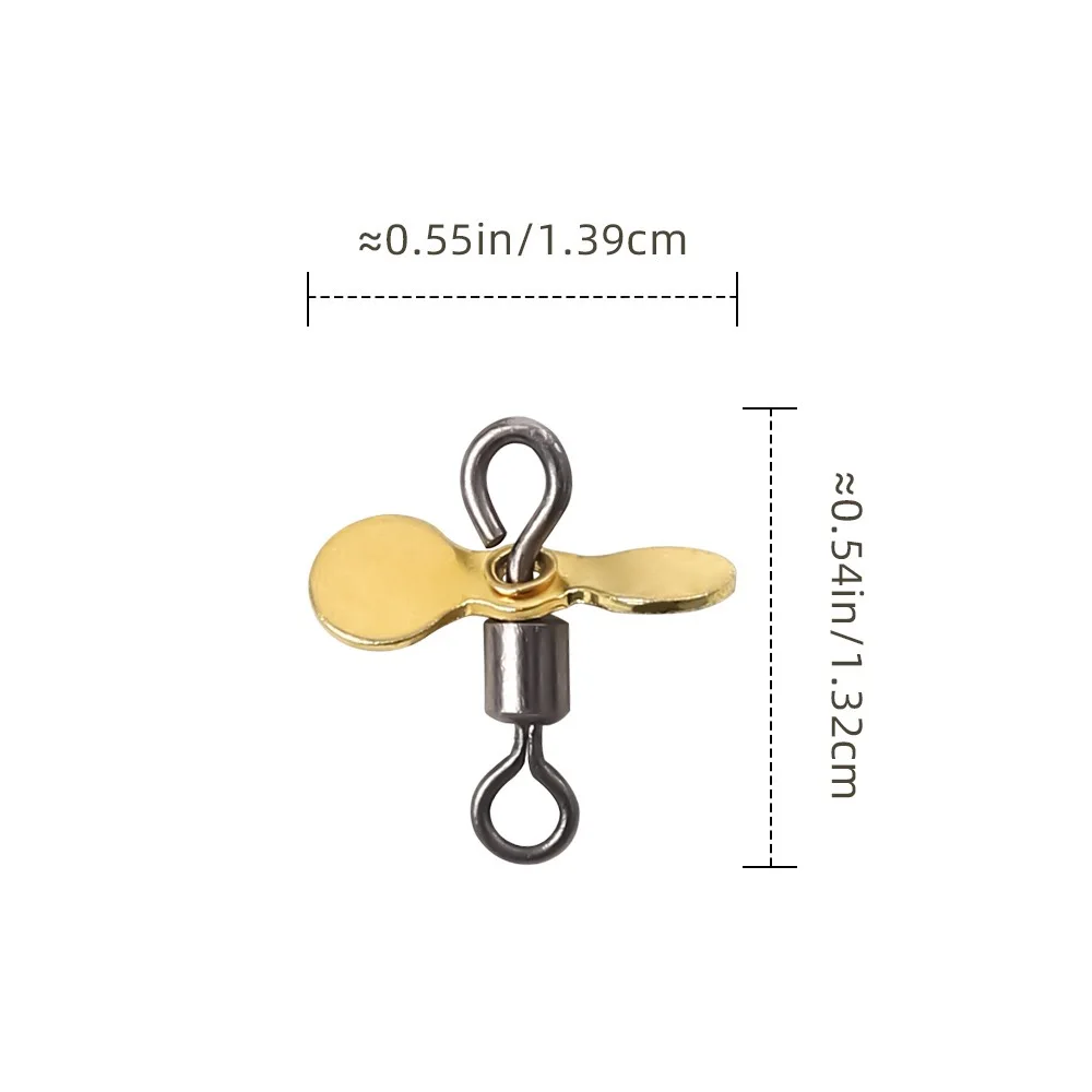 Giratorios luminosos forma calabaza para pesca, conectores broches - imagen 5