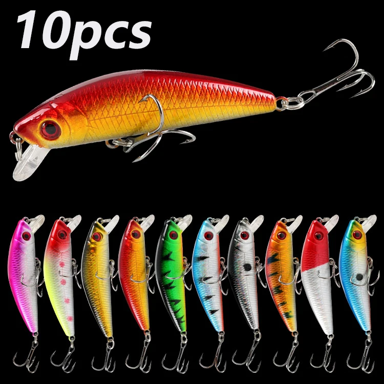Señuelo flotante Minnow Crankbait – Wobbler para pesca de carpa - imagen 2