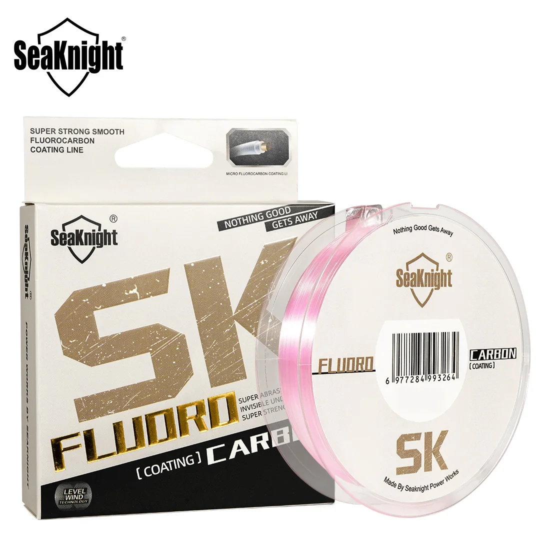 Línea SeaKnight SK fluorocarbono hundimiento rápido más resistente