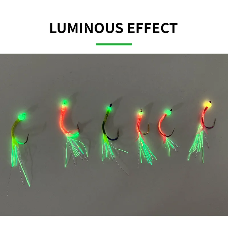 ZYZ Sabiki Anzuelos de asistencia luminosos para surfcasting - imagen 5