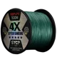 Línea de pesca trenzada PE 4 hilos ultra suave, baja elasticidad - imagen 5