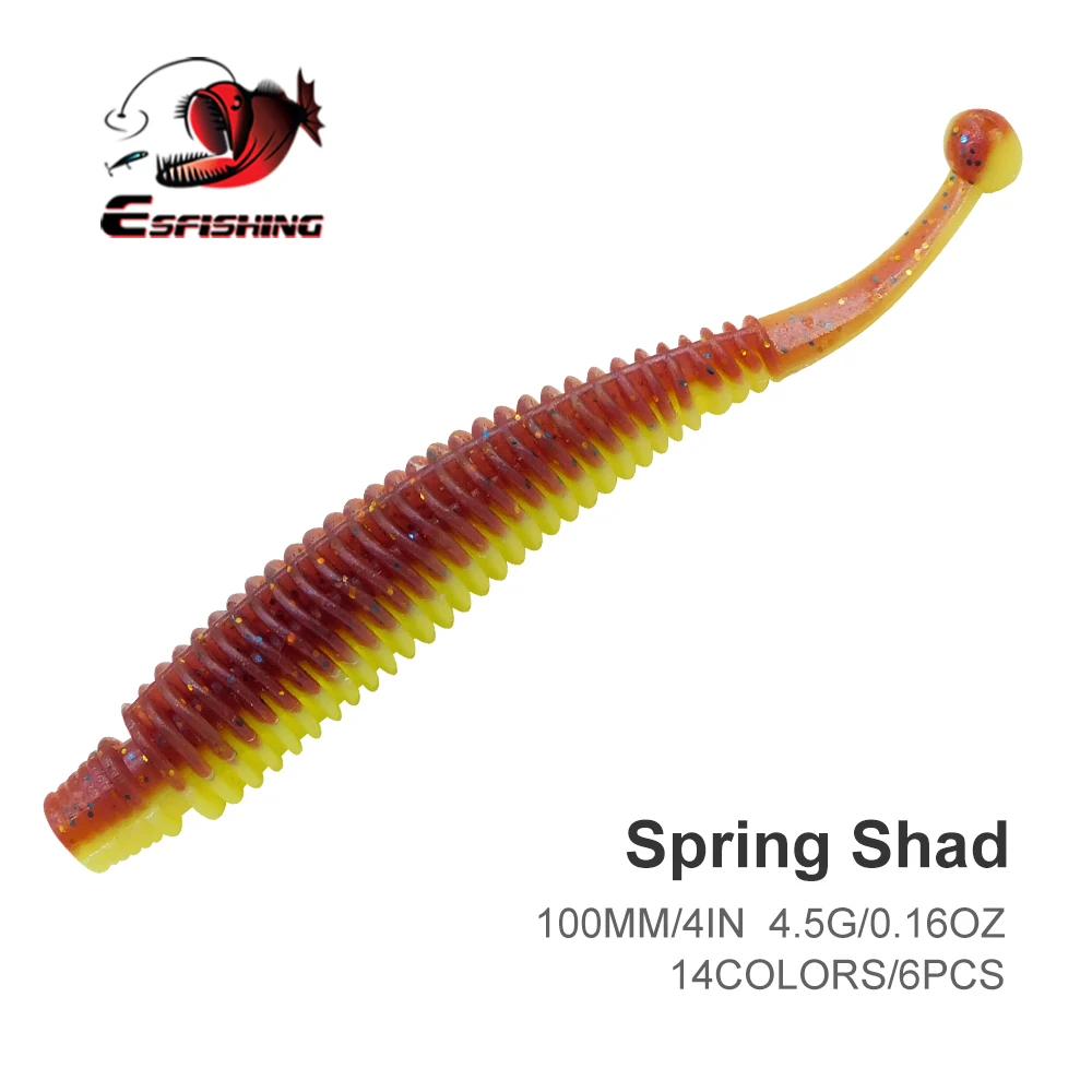 ESFISHING Cebo Pintail – Silicona multicolor para lubina y bass
