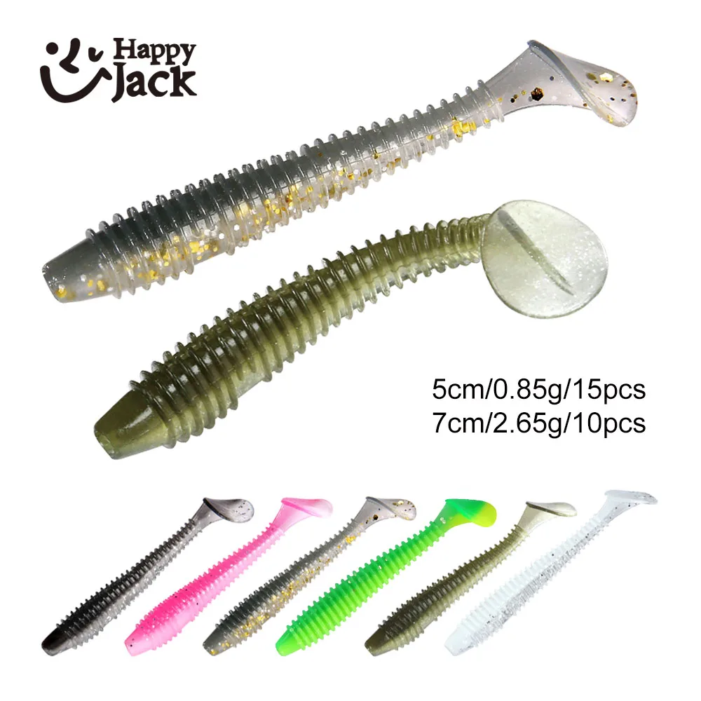 Happyjack Shad Vinilo swimbait artificial para jig