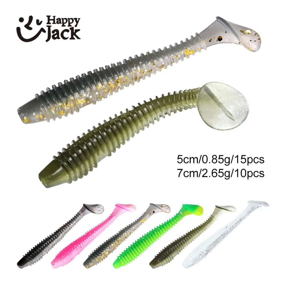 Happyjack Shad Vinilo swimbait artificial para jig