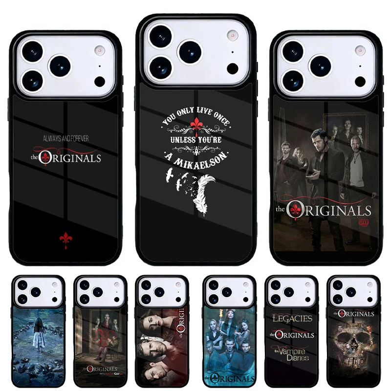 Funda iPhone con diseño The Originals Vampire para modelos 17 a 13 Pro Max