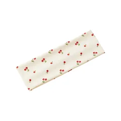 Diadema yoga cerezas elástica absorbente sudor para mujer
